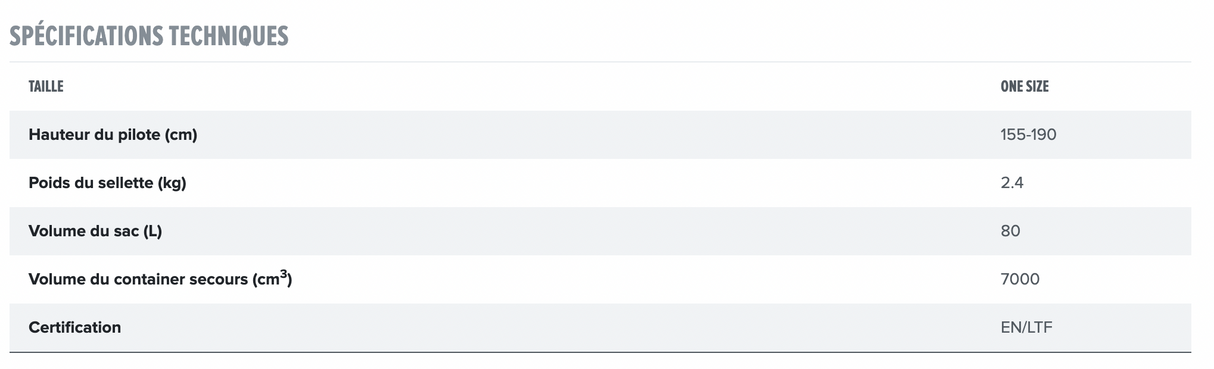 Sellette GIN - Switch 2 - gris - 155-190 cm