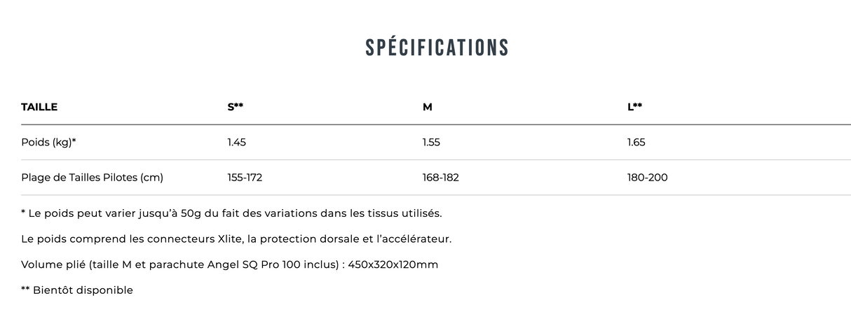 Ozone Sublite – Sellette de parapente compétition ultra légère