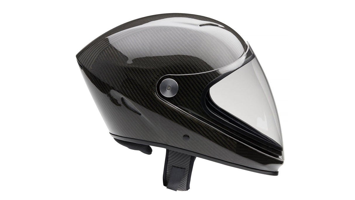 Icaro NeroHero Full-Face Helmet, Genuine Carbon Fiber, with Visor