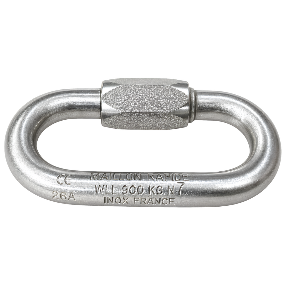 Maillon rapide oval 6 ou 7 mm (unité)