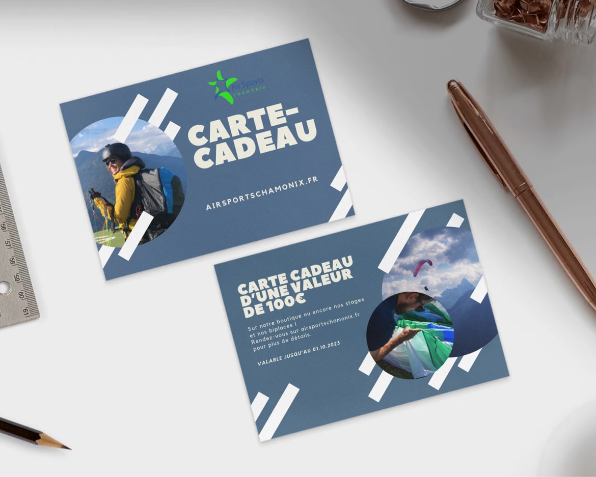 Carte-cadeau boutique parapente proshop