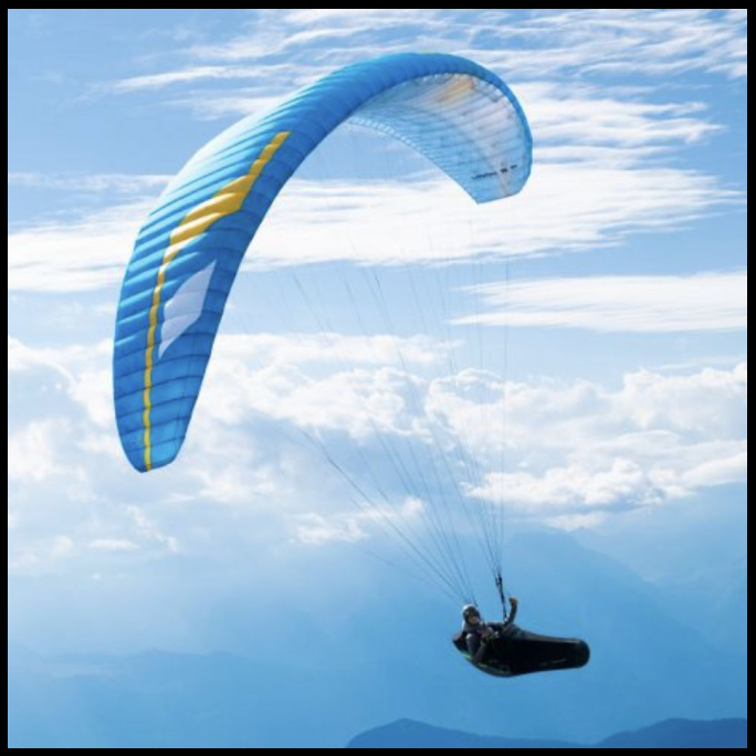 VLE068 - Parapente occasion léger - NIVIUK - Hook 6 P - EN B - taille 24 - Breeze - PTV 70-92kg