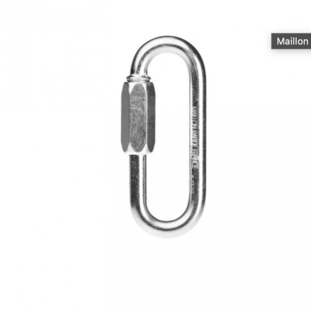 Maillon rapide oval 6 ou 7 mm (unité)