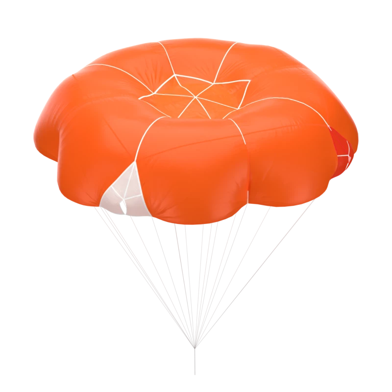 Parachute occasion - COMPANION - SQR classic - taille 120 - 80-120 kg
