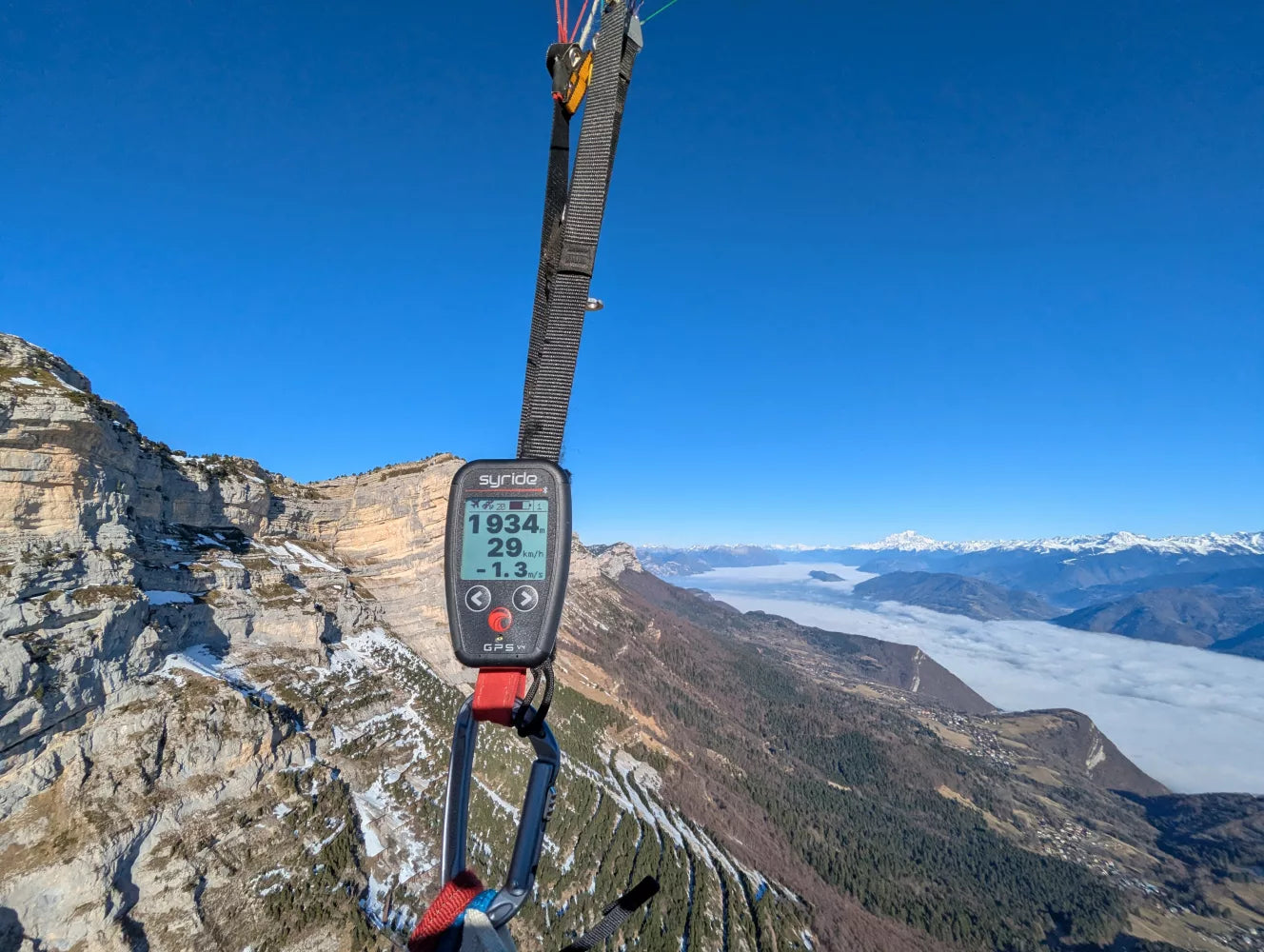 Syride GPS V4 GPS Altimetre Variometre pour parapente