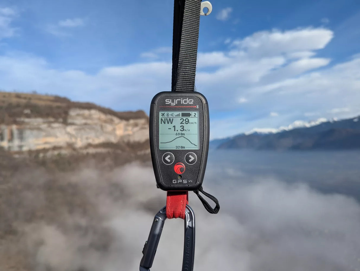 Syride GPS V4 GPS Altimetre Variometre pour parapente