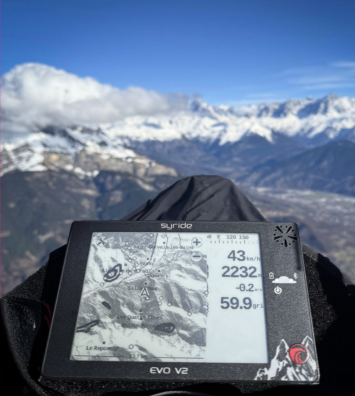 Syride Evolution 2 (EVO 2) Instrument de vol