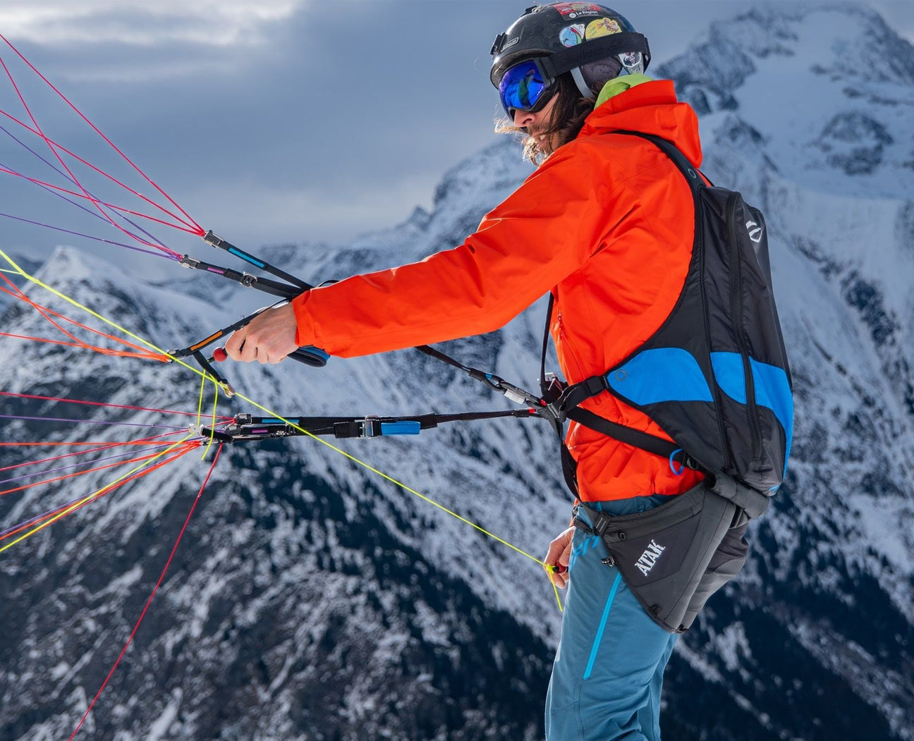 Sellettes et harnais de speed-riding et speed-flying
