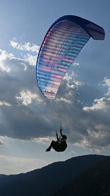 VLE057 - Parapente occasion - BGD - Anda - EN-A - taille ML - bleu - PTV 85-108kg