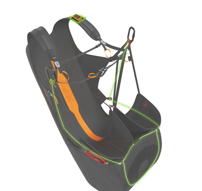 Niviuk Kooper P -Sellette Réversible pour hike&fly