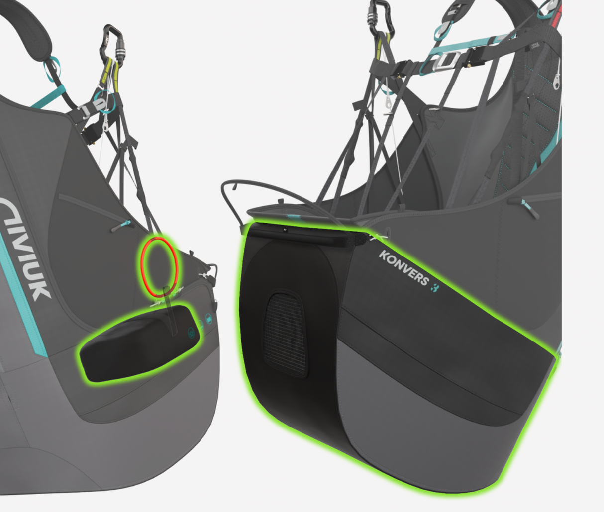 Niviuk Konvers 3 Sellette Reversible