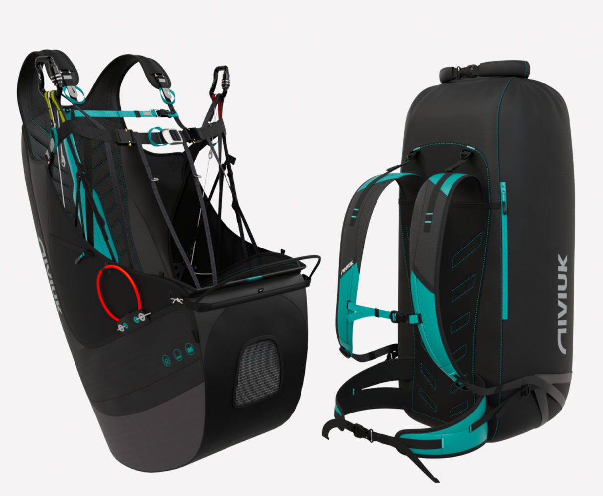 S051 - Sellette occasion - NIVIUK - KONVERS 3 - taille S - noir - 155-173 cm