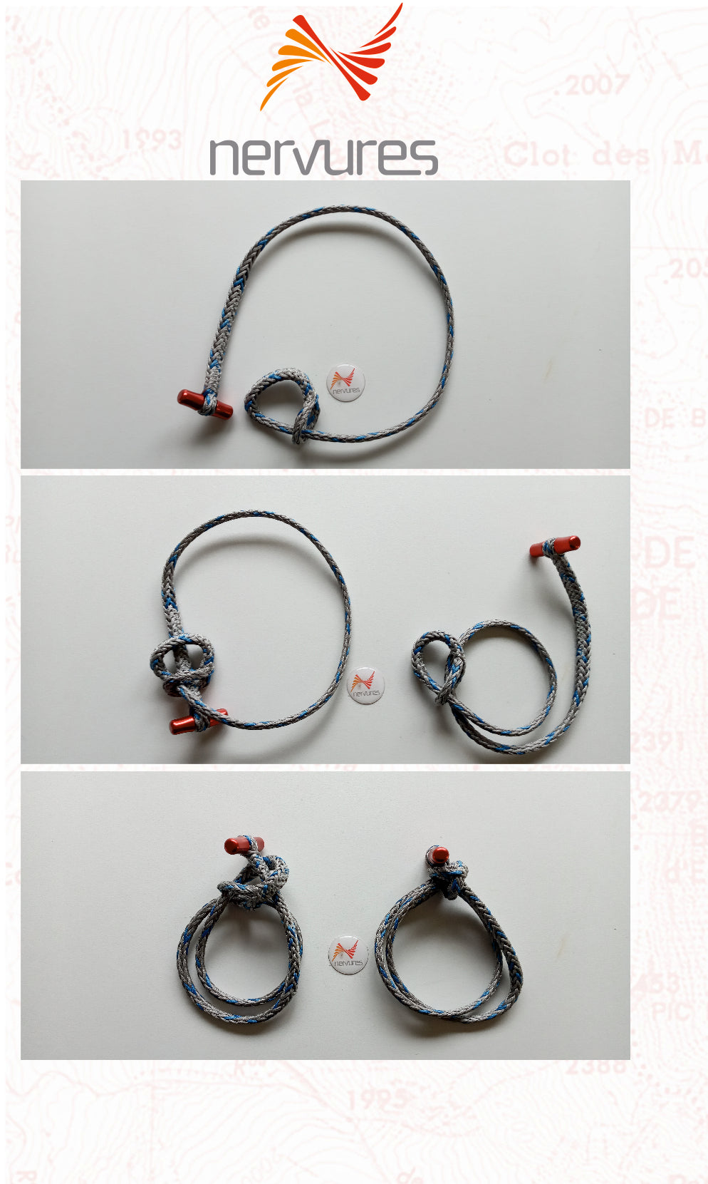 Connecteurs souples Nervure Maillon textile (la paire)