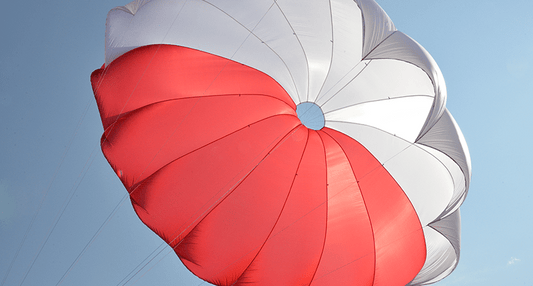 Supair Shine Light emergency parachute (round)