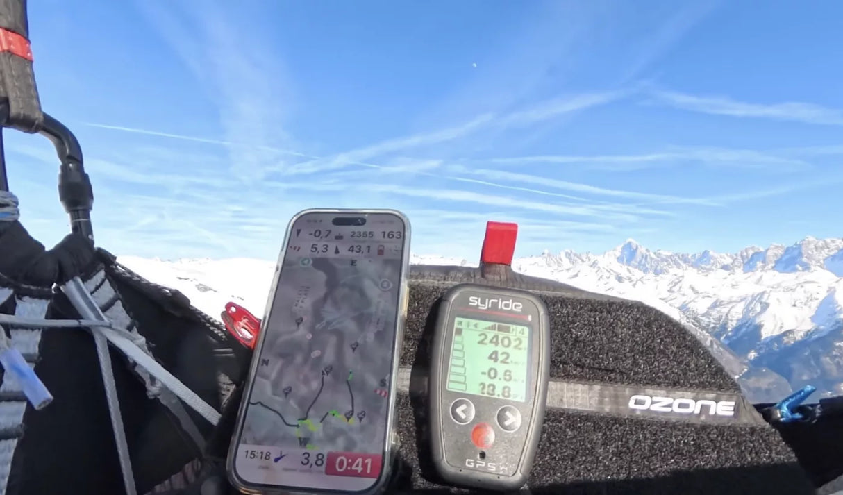 Syride GPS V4 GPS Altimetre Variometre pour parapente