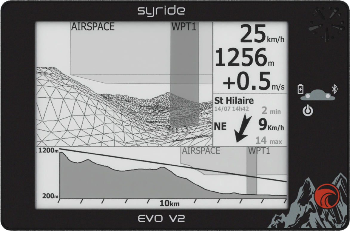 Syride Evolution 2 (EVO 2) Instrument de vol