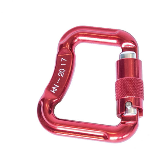 Red zicral automatic carabiner 45 mm (unit)